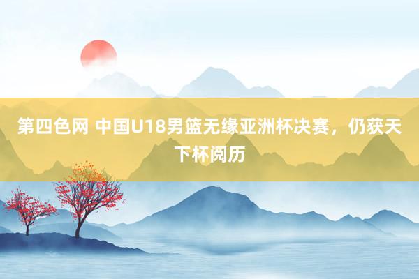 第四色网 中国U18男篮无缘亚洲杯决赛，仍获天下杯阅历