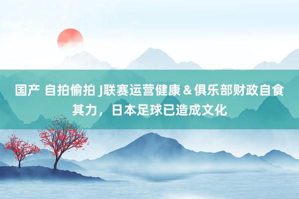 国产 自拍偷拍 J联赛运营健康＆俱乐部财政自食其力，日本足球